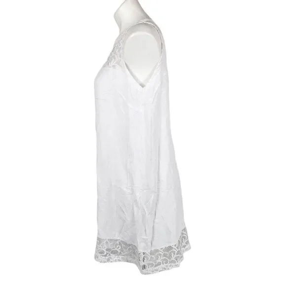 Blanc Du Nil white tank dress Size M/L - Picture 2 of 8